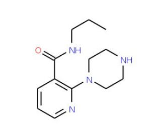 2-(1-Piperazinyl)-N-(n-propyl)nicotinamide - chemical structure image