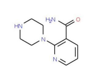 2-(1-Piperazinyl)nicotinamide (CAS 87394-64-7) - chemical structure image