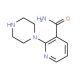 2-(1-Piperazinyl)nicotinamide (CAS 87394-64-7) - chemical structure image
