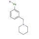 [2-(1-Piperidinylmethyl)phenyl]magnesium bromide solution (CAS 480424-81-5) - chemical structure image