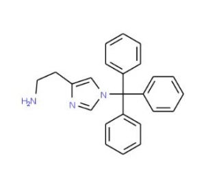2-(1-Trityl-1H-imidazol-4-yl)-ethylamine - chemical structure image