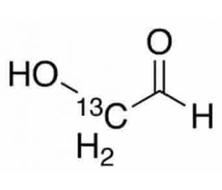 [2-13C]glycolaldehyde (CAS 478529-67-8) - chemical structure image