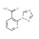 2-(1H-1,2,4-triazol-1-yl)nicotinic acid - chemical structure image