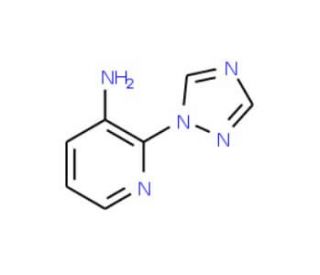 2-(1H-1,2,4-triazol-1-yl)pyridin-3-amine - chemical structure image
