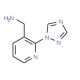 [2-(1H-1,2,4-triazol-1-yl)pyridin-3-yl]methylamine (CAS 950769-01-4) - chemical structure image