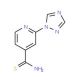 2-(1H-1,2,4-triazol-1-yl)pyridine-4-carbothioamide - chemical structure image