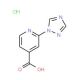 2-(1H-1,2,4-triazol-1-yl)pyridine-4-carboxylic acid hydrochloride - chemical structure image