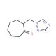 2-(1H-1,2,4-Triazol-1-ylmethyl)cycloheptanone - chemical structure image