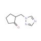 2-(1H-1,2,4-Triazol-1-ylmethyl)cyclopentanone - chemical structure image
