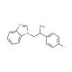 2-(1H-1,3-benzodiazol-1-yl)-1-(4-fluorophenyl)ethan-1-amine - chemical structure image