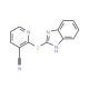 2-(1H-Benzimidazol-2-ylthio)nicotinonitrile - chemical structure image