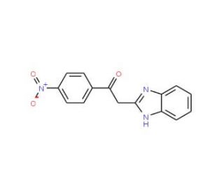 2-(1H-Benzoimidazol-2-yl)-1-(4-nitro-phenyl)-ethanone - chemical structure image