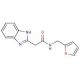 2-(1H-Benzoimidazol-2-yl)-N-furan-2-ylmethyl-acetamide - chemical structure image