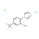 2-(1H-imidazol-1-yl)-5-(trifluoromethyl)aniline dihydrochloride - chemical structure image