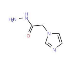 2-(1H-imidazol-1-yl)acetohydrazide (CAS 56563-00-9) - chemical structure image