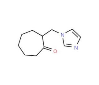 2-(1H-Imidazol-1-ylmethyl)cycloheptanone (CAS 1142202-13-8) - chemical structure image