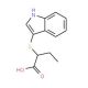 2-(1H-Indol-3-ylsulfanyl)-butyric acid - chemical structure image