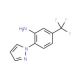 2-(1H-pyrazol-1-yl)-5-(trifluoromethyl)aniline - chemical structure image