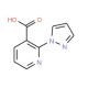 2-(1H-pyrazol-1-yl)nicotinic acid - chemical structure image