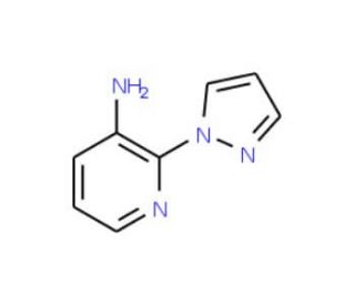 2-(1H-pyrazol-1-yl)pyridin-3-amine - chemical structure image