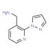 [2-(1H-pyrazol-1-yl)pyridin-3-yl]methylamine - chemical structure image