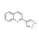 2-(1H-Pyrazol-4-yl)quinoline (CAS 439106-87-3) - chemical structure image