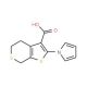 2-(1H-pyrrol-1-yl)-4,7-dihydro-5H-thieno[2,3-c]thiopyran-3-carboxylic acid - chemical structure image