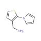 [2-(1H-pyrrol-1-yl)thiophen-3-yl]methanamine - chemical structure image