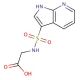 2-{1H-pyrrolo[2,3-b]pyridine-3-sulfonamido}acetic acid - chemical structure image