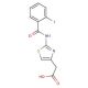 2-{2-[(2-iodobenzene)amido]-1,3-thiazol-4-yl}acetic acid - chemical structure image