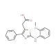 2-{2-[(2-methoxyphenyl)amino]-4-phenyl-1,3-thiazol-5-yl}acetic acid - chemical structure image