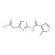 2-{2-[(2-methylfuran-3-)amido]-1,3-thiazol-4-yl}acetic acid - chemical structure image