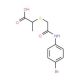 2-({2-[(4-bromophenyl)amino]-2-oxoethyl}thio)propanoic acid - chemical structure image