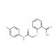 2-({2-[(4-fluorophenyl)amino]-2-oxoethyl}thio)benzoic acid - chemical structure image