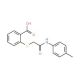 2-({2-[(4-methylphenyl)amino]-2-oxoethyl}thio)benzoic acid (CAS 398997-40-5) - chemical structure image