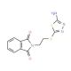 2-{2-[(5-amino-1,3,4-thiadiazol-2-yl)thio]ethyl}-1H-isoindole-1,3(2H)-dione - chemical structure image
