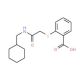 2-({2-[(cyclohexylmethyl)amino]-2-oxoethyl}thio)benzoic acid - chemical structure image