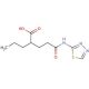 2-[2-([1,3,4]Thiadiazol-2-ylcarbamoyl)-ethyl]-pentanoic acid (CAS 380585-19-3) - chemical structure image