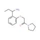 2-[2-(1-aminopropyl)phenoxy]-1-(pyrrolidin-1-yl)ethan-1-one - chemical structure image