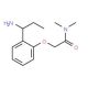 2-[2-(1-aminopropyl)phenoxy]-N,N-dimethylacetamide - chemical structure image