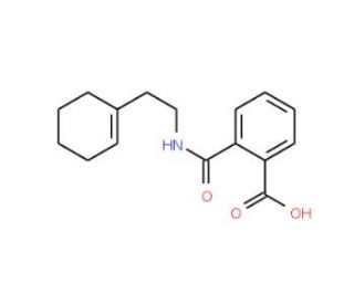 2-({[2-(1-Cyclohexen-1-yl)ethyl]amino}carbonyl)-benzoic acid - chemical structure image