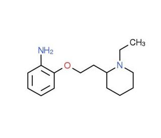 2-[2-(1-Ethyl-piperidin-2-yl)-ethoxy]-phenylamine - chemical structure image
