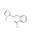 2-[2-(1-Methyl-1H-imidazol-2-yl)ethyl]-benzoic acid hydrochloride - chemical structure image