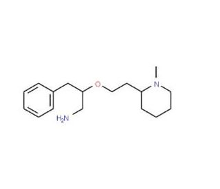 2-[2-(1-Methyl-2-piperidinyl)ethoxy]-3-phenylpropylamine - chemical structure image