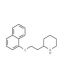 2-[2-(1-Naphthyloxy)ethyl]piperidine - chemical structure image