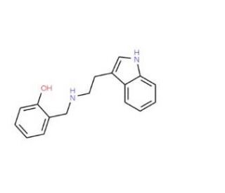 2-{[2-(1H-Indol-3-yl)-ethylamino]-methyl}-phenol - chemical structure image