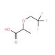 2-(2,2,2-trifluoroethoxy)propanoic acid - chemical structure image