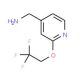 [2-(2,2,2-trifluoroethoxy)pyridin-4-yl]methylamine - chemical structure image