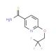 2-(2,2,2-Trifluoroethoxy)pyridine-5-thiocarboxamide (CAS 175277-59-5) - chemical structure image
