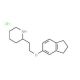 2-[2-(2,3-Dihydro-1H-inden-5-yloxy)ethyl]-piperidine hydrochloride - chemical structure image